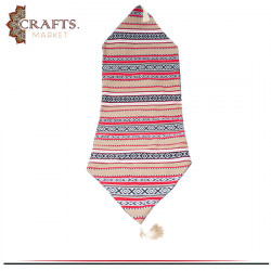 Handmade Beige Color Fabric Tablecloth