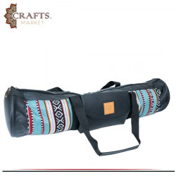 Handmade Black Color Synthetic Leather Hookah Bag