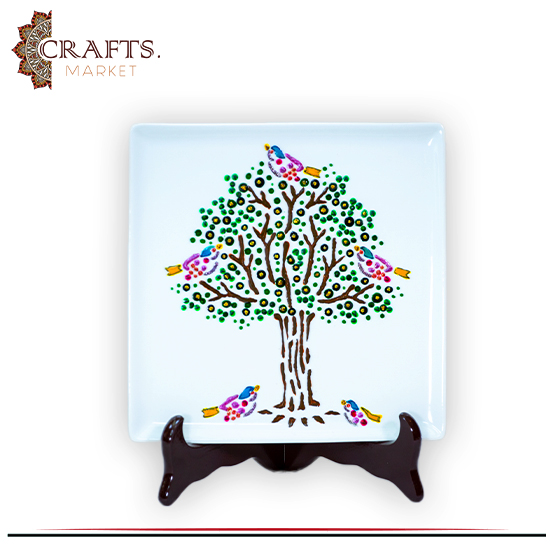 Hand-painted White Porcelain Table Decor Hand-painted White Porcelain Table Decor