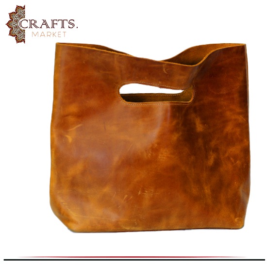 Handmade Tan Genuine Leather women's Handbag Handmade Tan Genuine Leather women's Handbag
