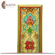 Hand-Painted Wooden Wall Art Decorated with Floral Motif Hand-Painted Wooden Wall Art Decorated with Floral Motif