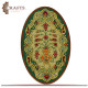 Wooden Hand Painted Oval Shape Wall Art Wooden Hand Painted Oval Shape Wall Art