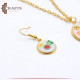 Handmade Gold Tone Women Accessories Set, 3PCS Handmade Gold Tone Women Accessories Set, 3PCS