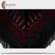 Handmade Embroidery Black Women Shawl Handmade Embroidery Black Women Shawl