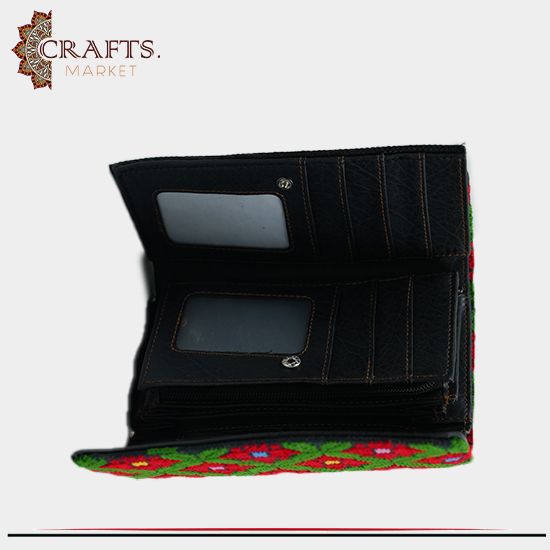 Handmade Black Leather Women Wallet Handmade Black Leather Women Wallet