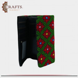 Handmade Black Leather Women Wallet
