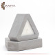 Handmade Grey Concrete Triangle Candle Holder Set, 2PCS Handmade Grey Concrete Triangle Candle Holder Set, 2PCS