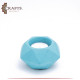 Handmade Turquoise Concrete Candle Pentagonal Pot Handmade Turquoise Concrete Candle Pentagonal Pot