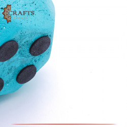 Handmade Turquoise Concrete Candle Pentagonal Pot