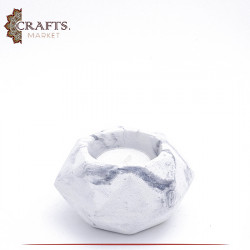 Handmade Duo-Color Concrete Candle Pentagonal Pot