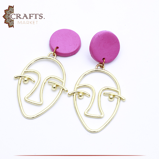 Handmade Duo-Color Woman Earrings Handmade Duo-Color Woman Earrings