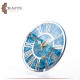 Handmade Multi Color Resin Round Wall Clock Handmade Multi Color Resin Round Wall Clock