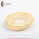 Handmade Gold Resin Oval Ashtray