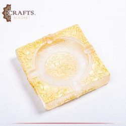 Handmade Gold Resin Ashtray
