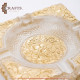 Handmade Gold Resin Ashtray