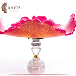 Handmade Multi Color Resin Serving Dish