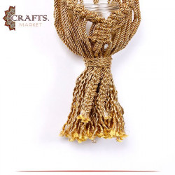 Handmade Gold Macrame Plant Hangers