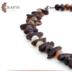 Handmade Dark Brown Necklace