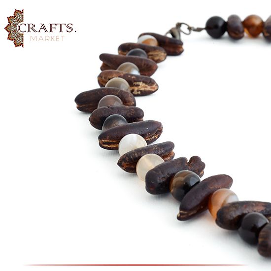 Handmade Dark Brown Necklace