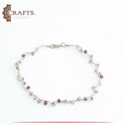 Hand-knitted Off-White Necklace