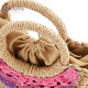 Handmade Beige straw Women Shoulder Bag Handmade Beige straw Women Shoulder Bag