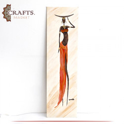 Handmade Drawing African Women Design Wall Art