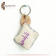 Hand-Embroidered Key Chain with Palestine Flag design