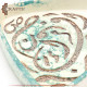 Handcrafted Multi color Clay Plate Set 2 PCS Handcrafted Multi color Clay Plate Set 2 PCS