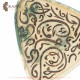 Handcrafted Multi color Clay Plate Set 2 PCS Handcrafted Multi color Clay Plate Set 2 PCS