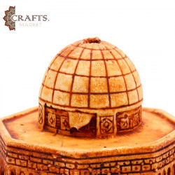 Handcrafted Artificial Bone Table Decor Dome Of The Rock Design