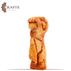 Handcrafted brown Artificial Bone Table Decor with a design inspired by
