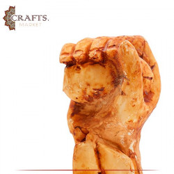 Handcrafted brown Artificial Bone Table Decor with a design inspired by
