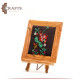 Hand-Crafted Embroidered Fabric Home Décor with Flowers design Hand-Crafted Embroidered Fabric Home Décor with Flowers design