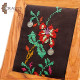 Hand-Crafted Embroidered Fabric Home Décor with Flowers design Hand-Crafted Embroidered Fabric Home Décor with Flowers design
