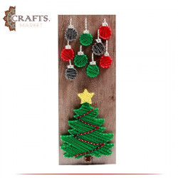 String Art Handmade  Christmas Tree  Design 