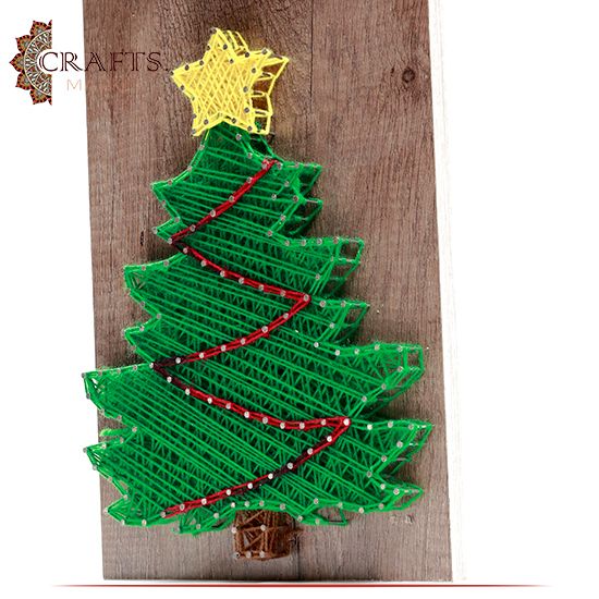 String Art Handmade Christmas Tree Design String Art Handmade Christmas Tree Design