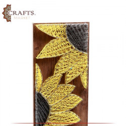 String Art Handmade Duo Color  Common Sunflower  Design 