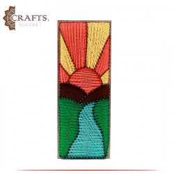 String Art Handmade  Sun and River  Design 
