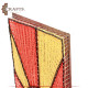 String Art Handmade Sun and River Design String Art Handmade Sun and River Design