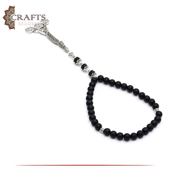 Handmade Black Onyx Rosary Handmade Black Onyx Rosary
