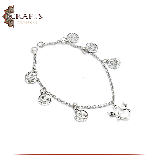 Handmade Silver Tone Women Anklet Handmade Silver Tone Women Anklet