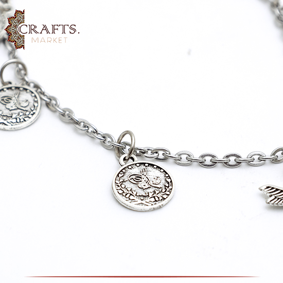 Handmade Silver Tone Women Anklet Handmade Silver Tone Women Anklet