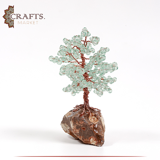 Handmade Light Green Dwarf Tree Table Décor Handmade Light Green Dwarf Tree Table Décor