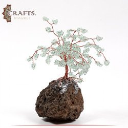 Handmade Light Green Dwarf Tree Table Décor 