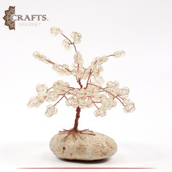 Handmade Transparent White Tree Table Decor 