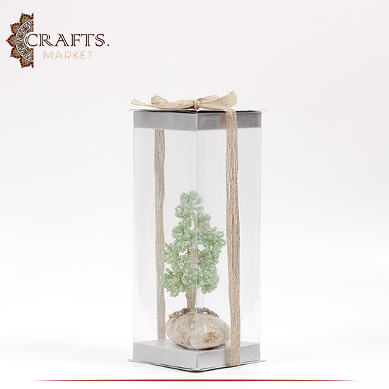 Handmade Light Green Dwarf Tree Table Décor Handmade Light Green Dwarf Tree Table Décor