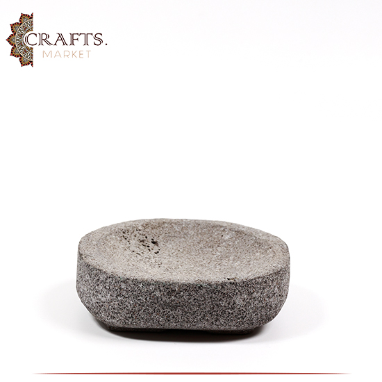 Handmade Grey Basalt Large Round Bowl Handmade Grey Basalt Large Round Bowl