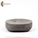 Handmade Grey Basalt Large Round Bowl Handmade Grey Basalt Large Round Bowl