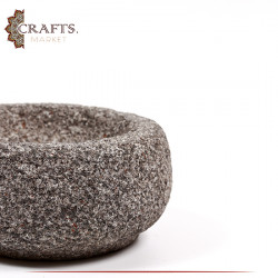 Handmade Grey Basalt Small Bowl 