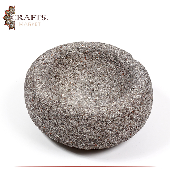 Handmade Grey Basalt Small Bowl 